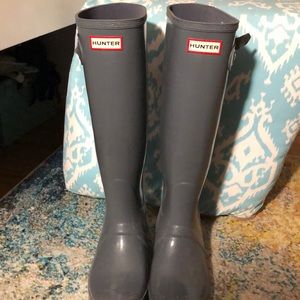 Hunter Original tall gloss rain boots